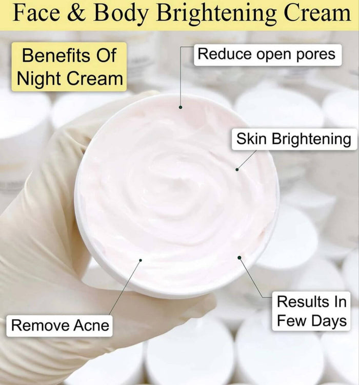 The Health Healer Bright Clear Night Cream For All Skin Problems Acne control Whitening Night Cream